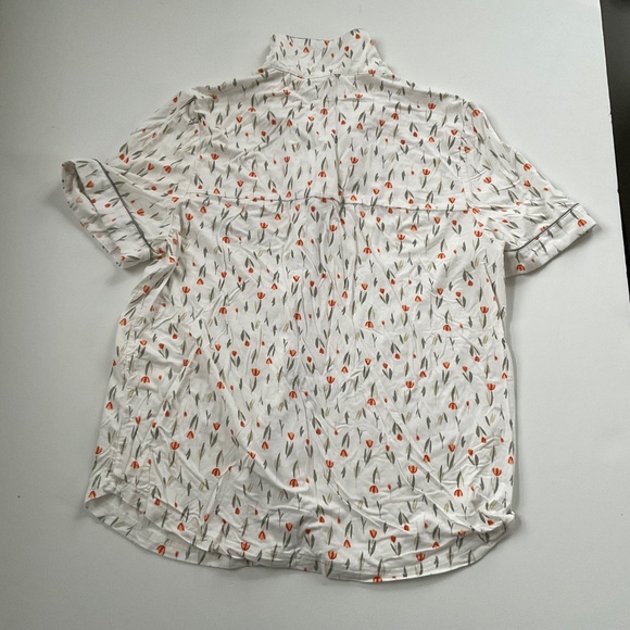 Cozy Earth Women’s Tulip Toile Short Sleeve Pajama Set Sz S Bamboo Luxury Soft - Picture 6 of 15